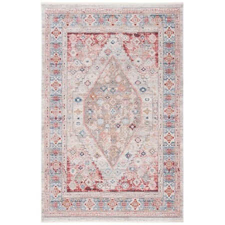 Safavieh 9 x 12 ft. Kenitra 600 Power Loomed Rectangle Area Rug Grey & Blue KRA662F-9